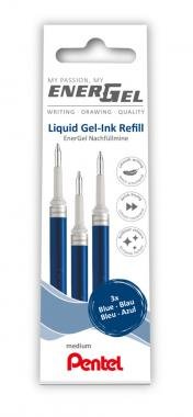 Pentel tollbetét zselés EnerGel 0,7 mm 3 db-os - kék